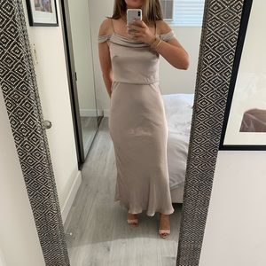 Jenny Yoo Serena Bridesmaid Dress in Pale Gold